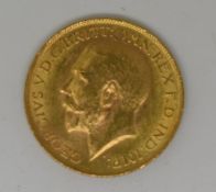 1928 gold full sovereign, South Africa mint mark