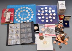 A large amateur collection of coins, Roman onwards, includes overseas, UK coin presentation packs,