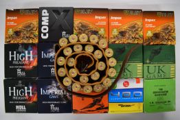 Three-hundred-and-thirty-four 12 bore shotgun cartridges including Eley Impax, Eley Pigeon, Eley