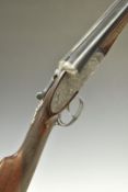 AYA XXV sidelock side by side ejector shotgun with hand detachable locks, all over floral and