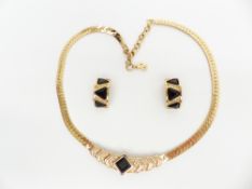 Christian Dior necklace and earrings