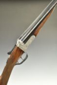 AYA No.4 12 bore ejector shotgun with heavily engraved decoration to the named locks, underside,