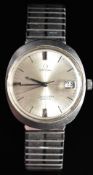Omega Seamaster Cosmic gentleman's wristwatch ref. 136.022 with date aperture, two-tone hands and