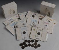 A collection of Beatrix Potter 50p coins comprising Royal Mint presentation packs, some loose near