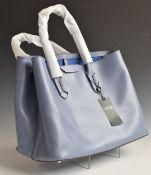 Ralph Lauren City Tote bag in blue mist, new and unused, 46 x 37cm