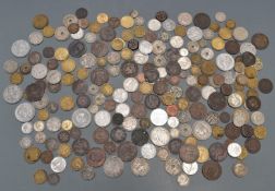 An interesting collection of overseas coins 18thC onwards, also includes 'pirate cob coins',