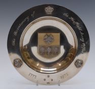 Mappin & Webb feature hallmarked silver commemorative dish celebrating the bicentenary of the