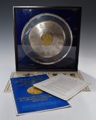 Elizabeth II Silver Jubilee college of arms commemorative limited edition (073/2500) hallmarked