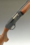 Fabarm Euro 3 12 bore semi-automatic shotgun with ornate detail and gold naming to the lock,