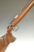 Anschutz model Match 54 .22 bolt-action target rifle with raised cheek piece, adjustable butt