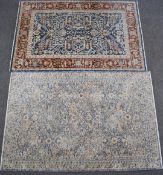 Two Lauren Ralph Lauren Turkoman rugs, one 'Darcy' the other 'Bevoir', both 122 x 183cm