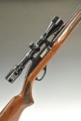 Marlin Model 990 .22LR bolt-action rifle with  chequered semi-pistol grip and forend, sling