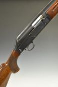 Breda 12 bore four-shot semi-automatic shotgun with chequered semi-pistol grip and forend, vented