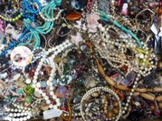 A collection of costume jewellery