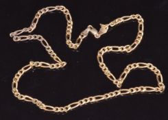 A 9ct gold necklace, 5.2g