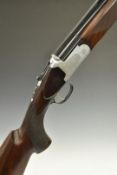 Fabarm Gamma 12 bore over and under ejector shotgun with engraved lock, underside, trigger guard and