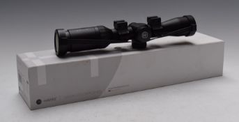 Hawke Panorama 2-7x32 rifle scope with lens covers, in Hawke box.