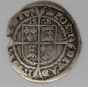 Elizabeth I 1568 hammered sixpence