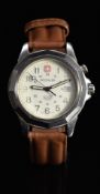 Wenger Swiss Army gentleman's wristwatch ref. 098.0469 with Aaarm, date aperture, luminous hands,