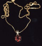 A 9ct gold necklace