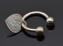 Tiffany silver key ring in Tiffany box
