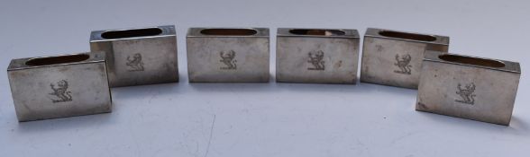 Six silver matchbox holders comprising five Indian examples impressed silver Cooke and Kelvey, the