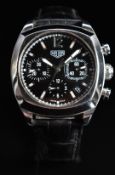 Heuer Classic Monza gentleman's automatic chronograph wristwatch ref. CR2110 with luminous hands,
