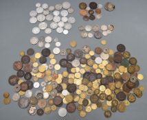 A collection of French coinage, mid 17thC onwards, including Napoleon Emperor 1811, Louis XVI,