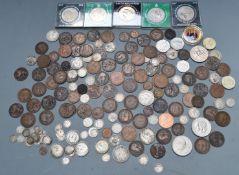 Approximately 124g of pre 1920 UK silver coinage including Victorian and Edwardian florins 1906,