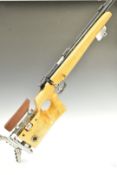 Anschutz model Match 54 .22 bolt-action target rifle with adjustable cheek piece, butt plate and