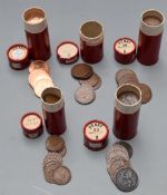 A collection of pennies including forty nine 'KN' 1918, forty nine 'H' 1919, eighteen 1919 'KN' with