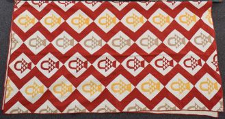 19thC American quilt purchased by the vendor in the 1970s and believed to originate from Alabama.