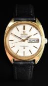 Omega Constellation 18ct gold gentleman's wristwatch ref. 168.019 with day and date aperture, two-
