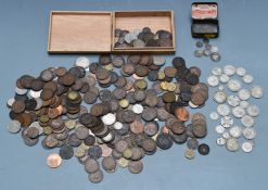 A collection of sundry UK coinage, George II onwards together with 19thC Channel Islands examples,