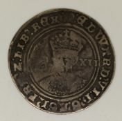 Edward VI hammered shilling first period type 1547-49