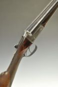 Charles Rosson & Son 12 bore side by side ejector shotgun with named lock, border engraved lock,