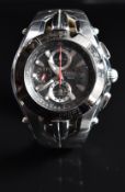 Pulsar gentleman's pilot's alarm chronograph wristwatch ref. YM62-X183 with alarm, date aperture,