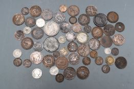 1889 Victoria Jubilee crown together with various other 19thC UK and overseas coinage