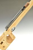 Walther LGR .177 target air rifle with shaped thumb hole grip, adjustable cheekpiece and trigger,