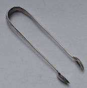 Georgian Irish hallmarked silver sugar nips, Dublin, no date letter, maker Michael Keating, length