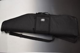Buffalo River padded double shotgun or rifle slip with shoulder strap, 127x40cm.