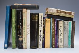 Collection of clock and clock making related books to include Brittens, Kenneth Ullyett etc