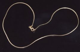 A 9ct gold chain, 2.7g