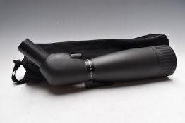 Practica 25-75x90 spotting scope, in carry bag.