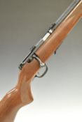 Savage Model 93R17 .17 semi-automatic rifle with chequered semi-pistol and forend, magazine, scope