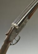 Cogswell & Harrison 12 bore sidelock side by side ejector shotgun with named sidelocks, all over