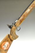 Vostok CM-2 .22 bolt-action target rifle with chequered semi-pistol grip and forend, raised cheek