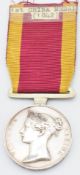 Royal Navy China War Medal 1842 named to John Grimditch HMS Hazard