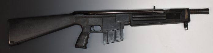 Sussex Armoury Jackal .22 side lever air rifle with pistol grip, sling suspension mounts and sound