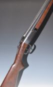 Winchester Model 24 12 bore side by side shotgun with semi-pistol grip, double trigger and named